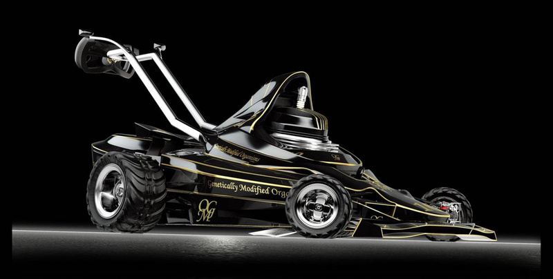 Illustration for article titled F1 Inspired Lawnmower: Yardwork Just Got a Lot Sexier